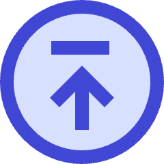 Line Arrow Up Circle 2 Icon from Sharp Duo Set