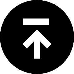 Line Arrow Up Circle 2 Icon from Sharp Solid Set