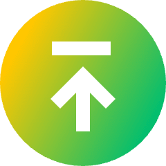 Line Arrow Up Circle 2 Icon from Sharp Gradient Set