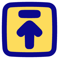 Line Arrow Up Square 2 Icon from Plump Pop Set