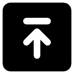 Line Arrow Up Square 2 Icon from Core Solid Set
