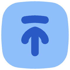 Line Arrow Up Square 2 Icon from Flex Flat Set