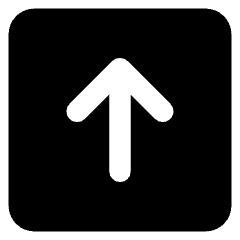 Line Arrow Up Square Icon from Core Solid Set