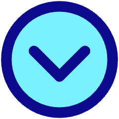 Tailless Line Arrow Down Circle Icon from Core Pop Set