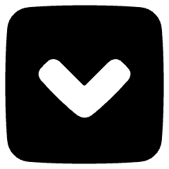 Tailless Line Arrow Down Square Icon from Plump Solid Set