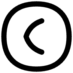 Tailless Line Arrow Left Circle Icon from Flex Line Set