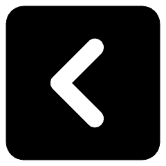 Tailless Line Arrow Left Square Icon from Core Solid Set
