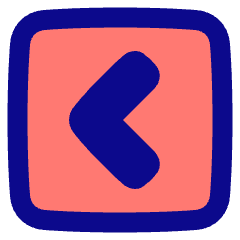 Tailless Line Arrow Left Square Icon from Plump Pop Set
