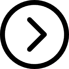 Tailless Line Arrow Right Circle Icon from Core Line Set