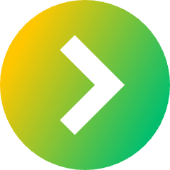 Tailless Line Arrow Right Circle Icon from Sharp Gradient Set