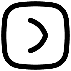 Tailless Line Arrow Right Square Icon from Flex Line Set