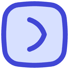 Tailless Line Arrow Right Square Icon from Flex Duo Set