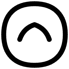 Tailless Line Arrow Up Circle Icon from Flex Line Set