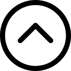 Tailless Line Arrow Up Circle Icon from Core Line Set
