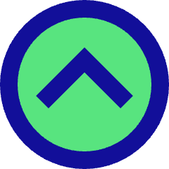 Tailless Line Arrow Up Circle Icon from Sharp Pop Set