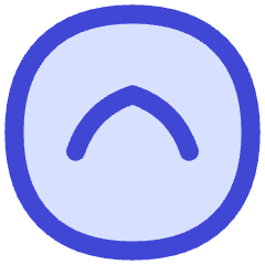 Tailless Line Arrow Up Circle Icon from Flex Duo Set