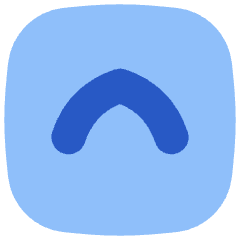 Tailless Line Arrow Up Square Icon from Flex Flat Set