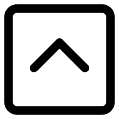 Tailless Line Arrow Up Square Icon from Core Line Set