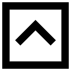 Tailless Line Arrow Up Square Icon from Sharp Remix Set