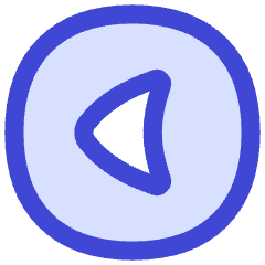 Tailless Triangle Arrow Left Circle Icon from Flex Duo Set