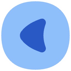 Tailless Triangle Arrow Left Circle Icon from Flex Flat Set