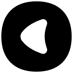 Tailless Triangle Arrow Left Circle Icon from Flex Solid Set