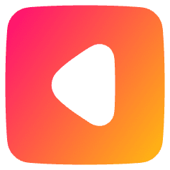 Tailless Triangle Arrow Left Square Icon from Plump Gradient Set
