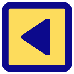 Tailless Triangle Arrow Left Square Icon from Core Pop Set