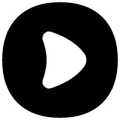 Tailless Triangle Arrow Right Circle Icon from Flex Solid Set