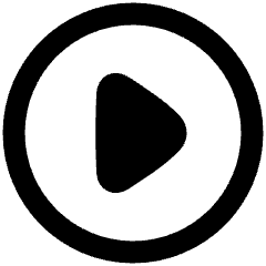 Tailless Triangle Arrow Right Circle Icon from Plump Remix Set