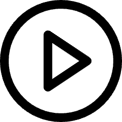 Tailless Triangle Arrow Right Circle Icon from Core Line Set