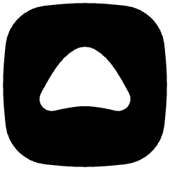 Tailless Triangle Arrow Up Square Icon from Flex Solid Set