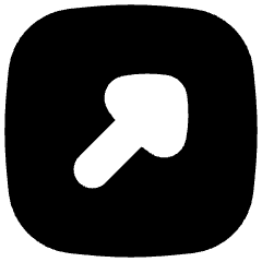 Triangle Arrow Diagonal Top Right Square Icon from Flex Solid Set