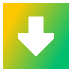 Triangle Arrow Down Square Icon from Sharp Gradient Set