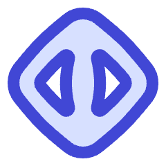 Triangle Arrow Expand Horizontal Diamond Icon from Flex Duo Set