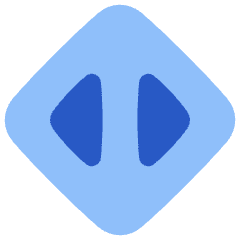 Triangle Arrow Expand Horizontal Diamond Icon from Plump Flat Set