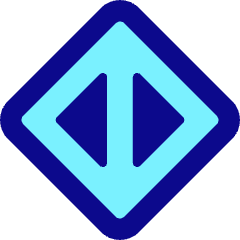 Triangle Arrow Expand Horizontal Diamond Icon from Core Pop Set