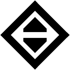 Triangle Arrow Expand Vertical Diamond Icon from Sharp Remix Set