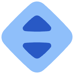 Triangle Arrow Expand Vertical Diamond Icon from Plump Flat Set