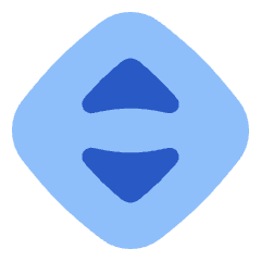 Triangle Arrow Expand Vertical Diamond Icon from Flex Flat Set