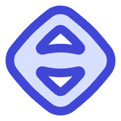 Triangle Arrow Expand Vertical Diamond Icon from Flex Duo Set