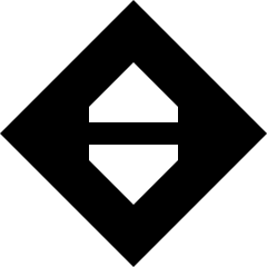 Triangle Arrow Expand Vertical Diamond Icon from Sharp Solid Set