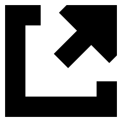 Triangle Arrow Expand Window 1 Icon from Sharp Solid Set