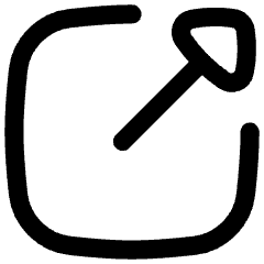 Triangle Arrow Expand Window 1 Icon from Flex Line Set