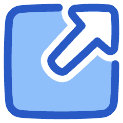 Triangle Arrow Expand Window 1 Icon from Plump Duo Set