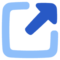 Triangle Arrow Expand Window 1 Icon from Plump Flat Set