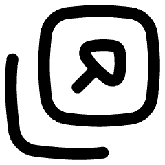 Triangle Arrow Expand Window 2 Icon from Flex Line Set