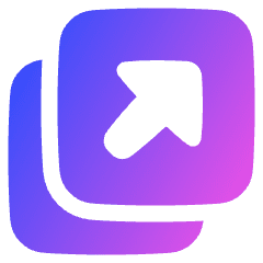 Triangle Arrow Expand Window 2 Icon from Plump Gradient Set