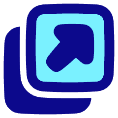 Triangle Arrow Expand Window 2 Icon from Plump Pop Set