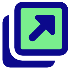 Triangle Arrow Expand Window 2 Icon from Core Pop Set